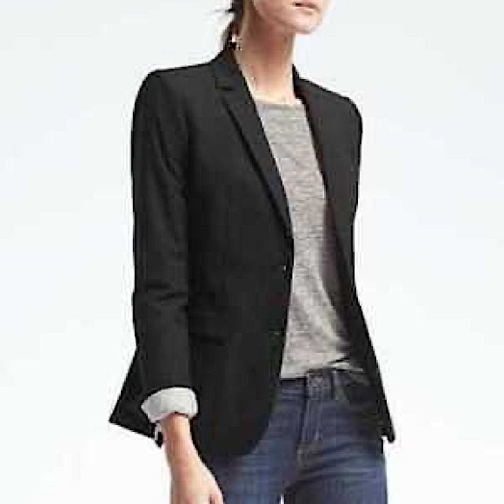 Petite Banana Republic Long and Lean Blazer (0P)